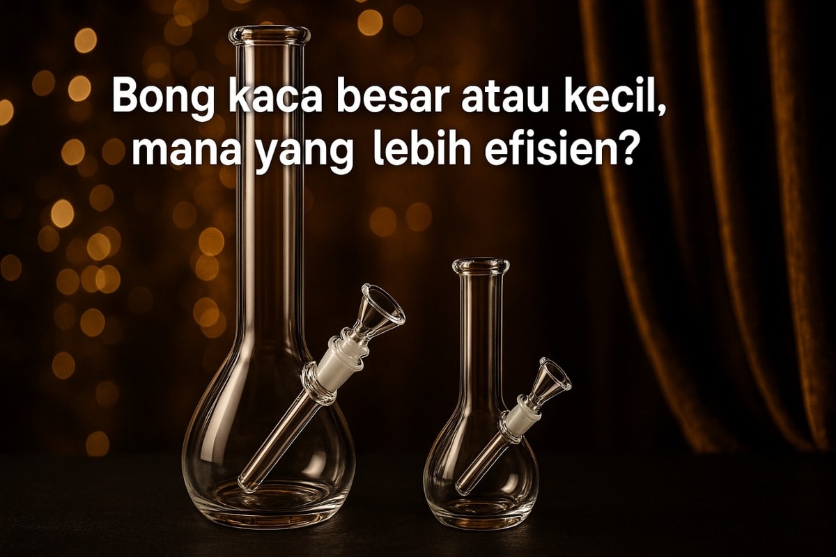 Bong Kaca Besar vs Kecil: Mana yang Lebih Efisien untuk Penggunaan?