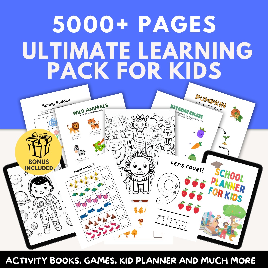 Ultimate Learning Pack for Kids – Fun & Educational Activities for Creative Growth