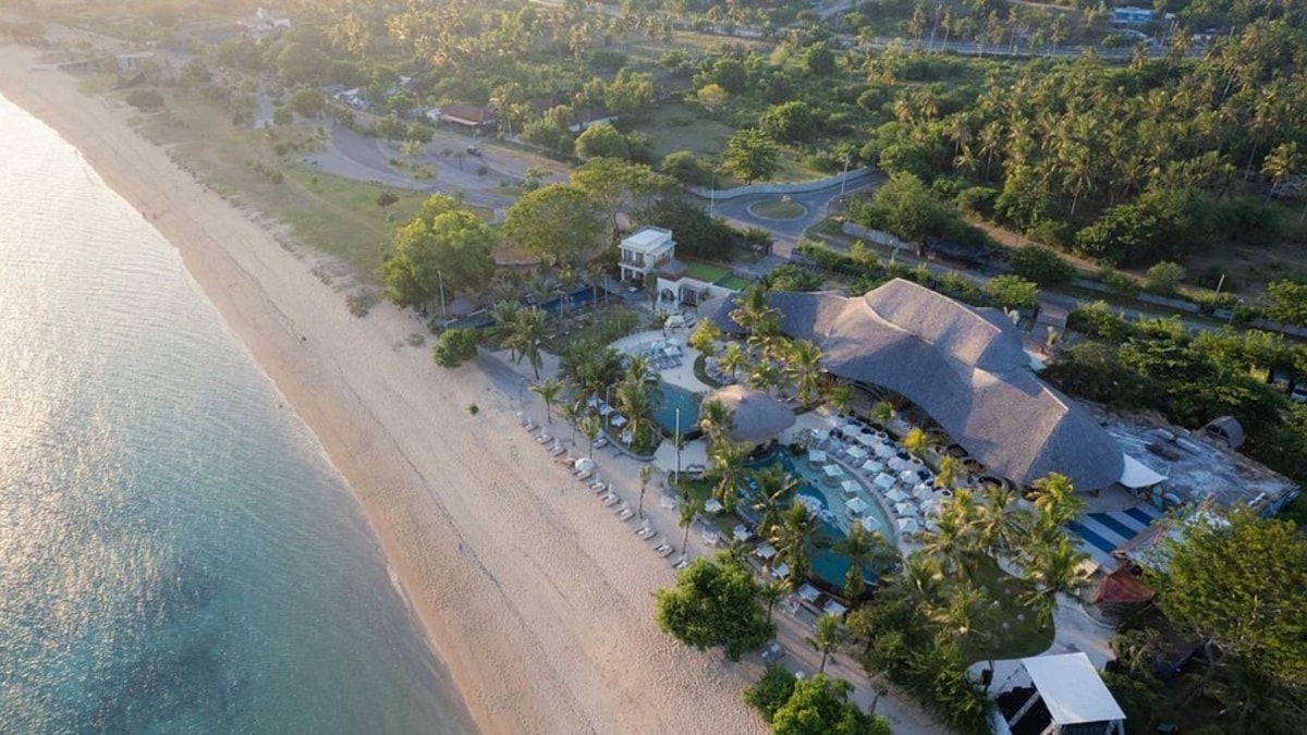 Kuta Mandalika Drone View