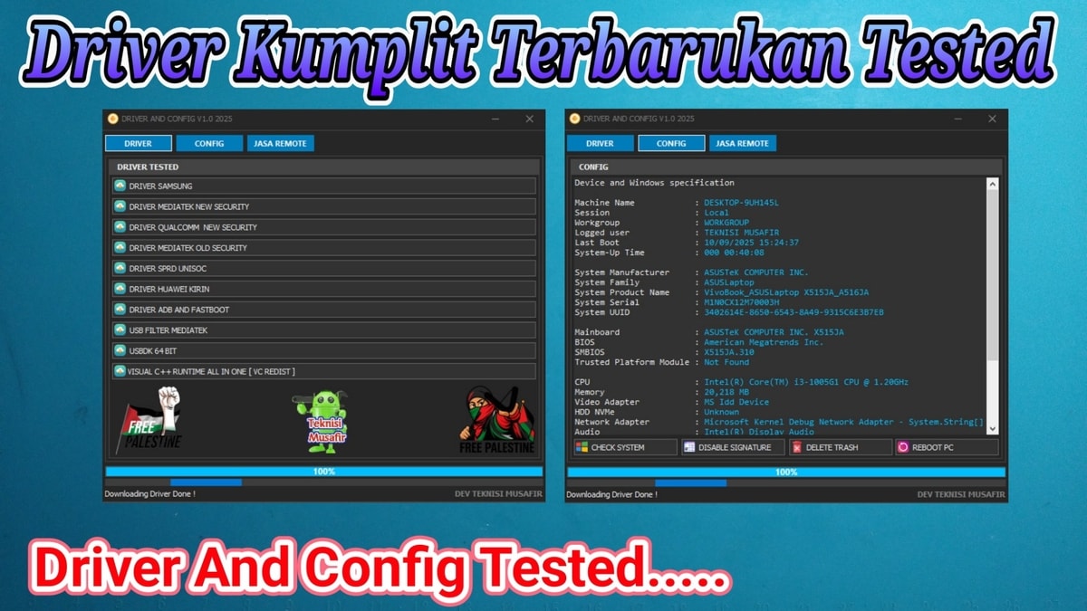 DRIVER KUMPLIT ALL CHIPSET ANDROID NEW 2025