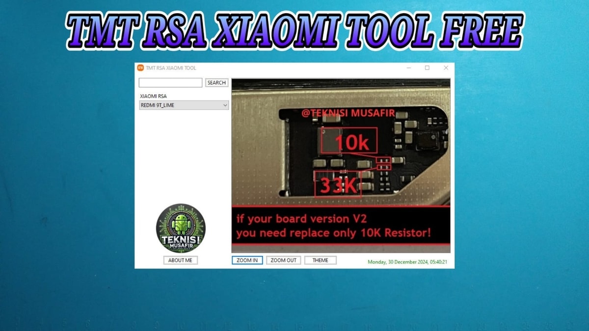 TMT RSA XIAOMI TOOL BYPASS REPAIR DUAL IMEI HARDWARE METHODE