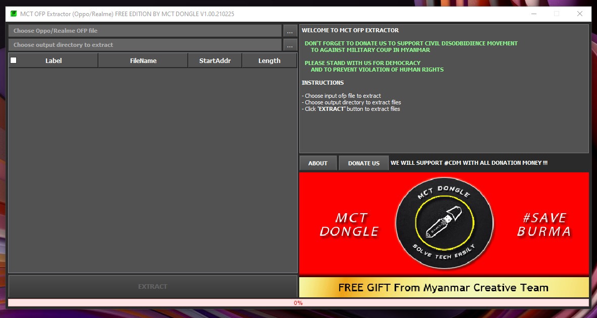 Cara Extract Firmware Oppo/Realme (OFP File) Via MCT OFP Extractor Tool Geratis