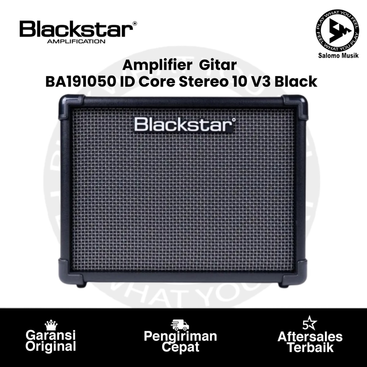 Ampli Gitar Blackstar BA191050 ID Core Stereo 10 V3 Black