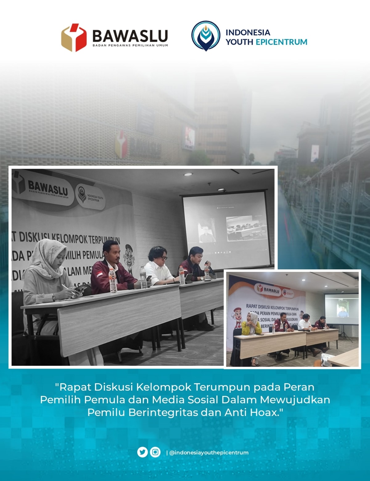 Indonesia Youth Epicentrum Mengabdi Bersama BAWASLU RI
