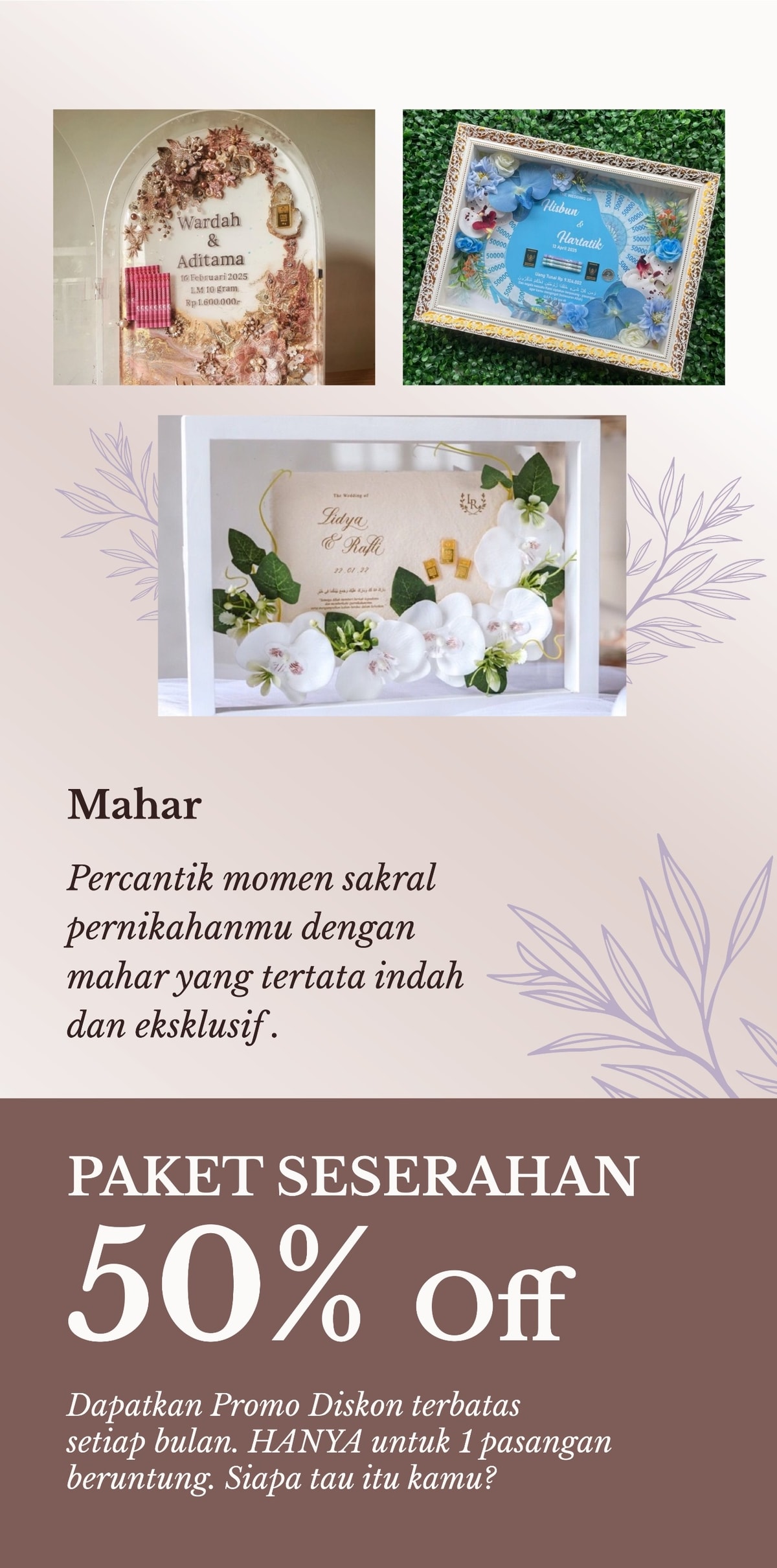 jasa pembuatan mahar pernikahan