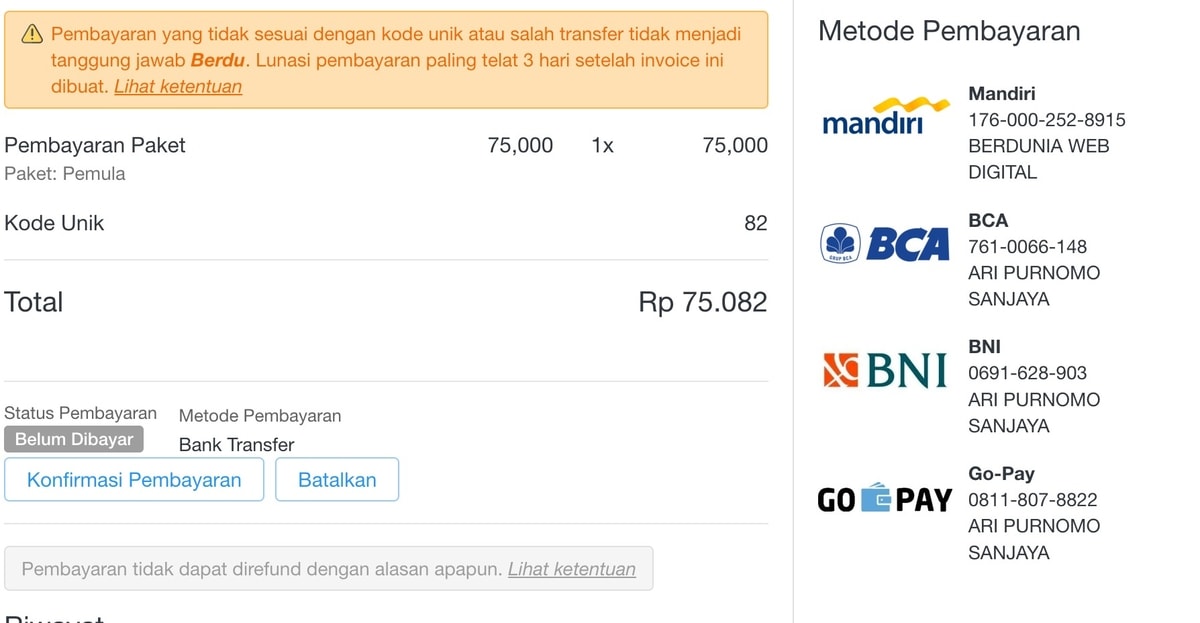 RUMAH SECOND DI MATARAM LOMBOK