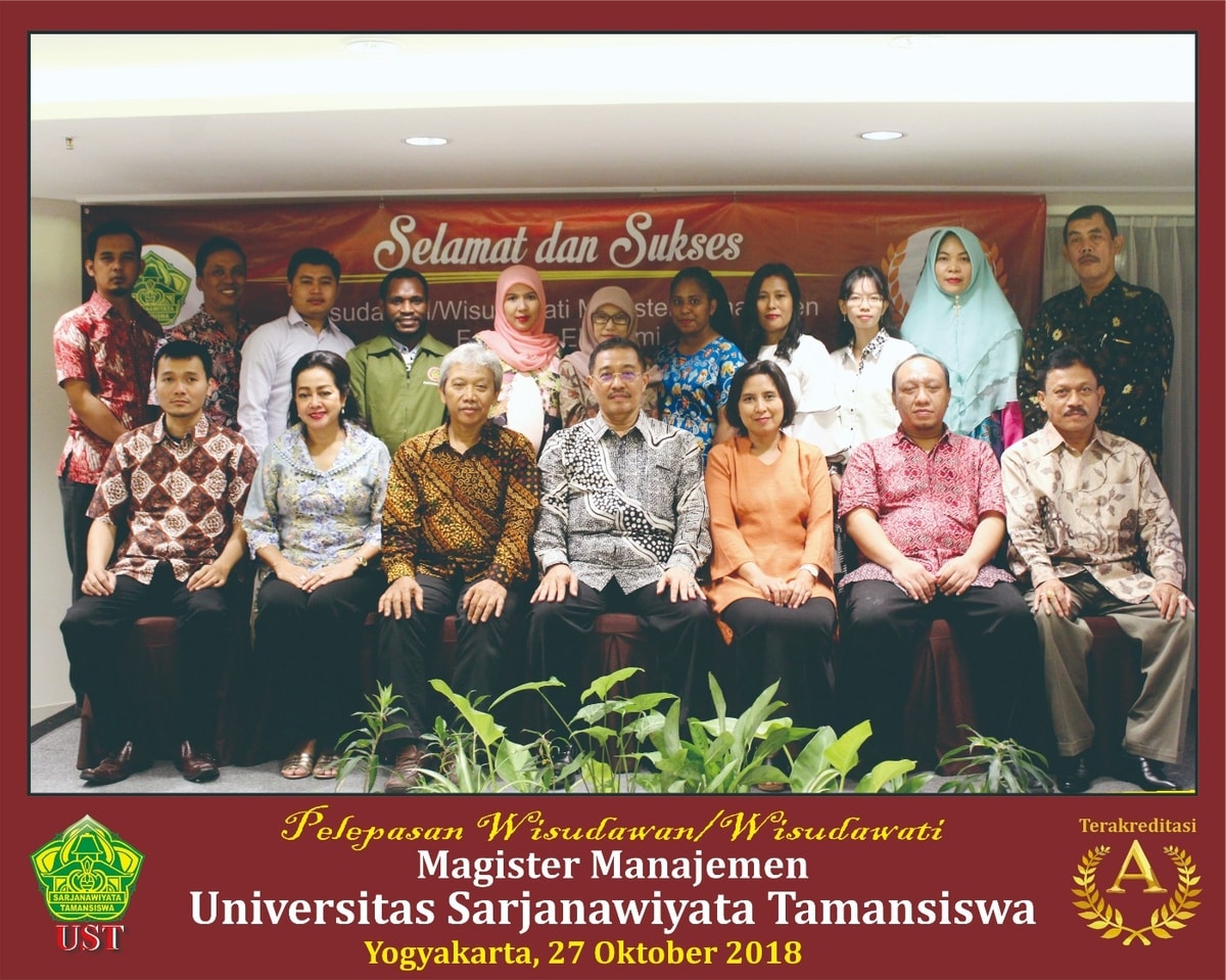 Pelepasan Wisudawan/Wisudawati Magister Manajemen FE UST