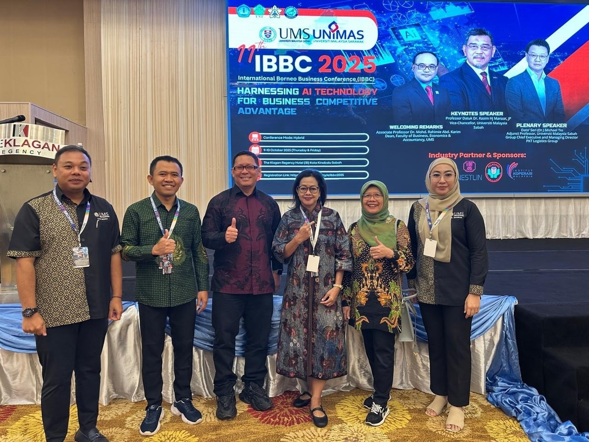 Magister Manajemen UST Berkiprah di International Borneo Business Conference, Malaysia
