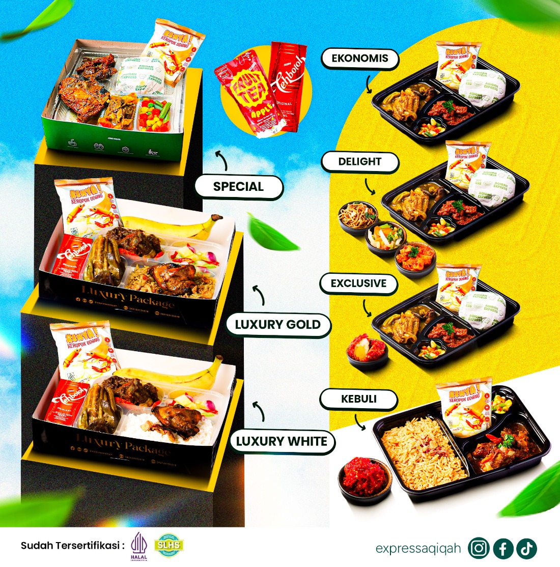 Harga Paket Aqiqah Mulai 2,1 juta *belum termasuk potongan diskon