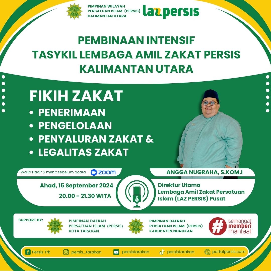 Bangkitkan Raksasa Tidur, LAZ PERSIS Kalimantan Utara Adakan Pembinaan Intensif tentang Zakat