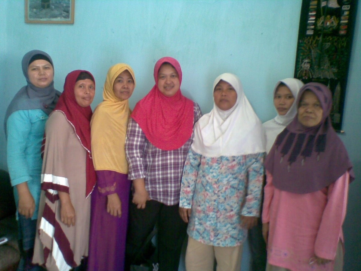 Me and Senyum Posyandu Volunteers, Depok Indonesia