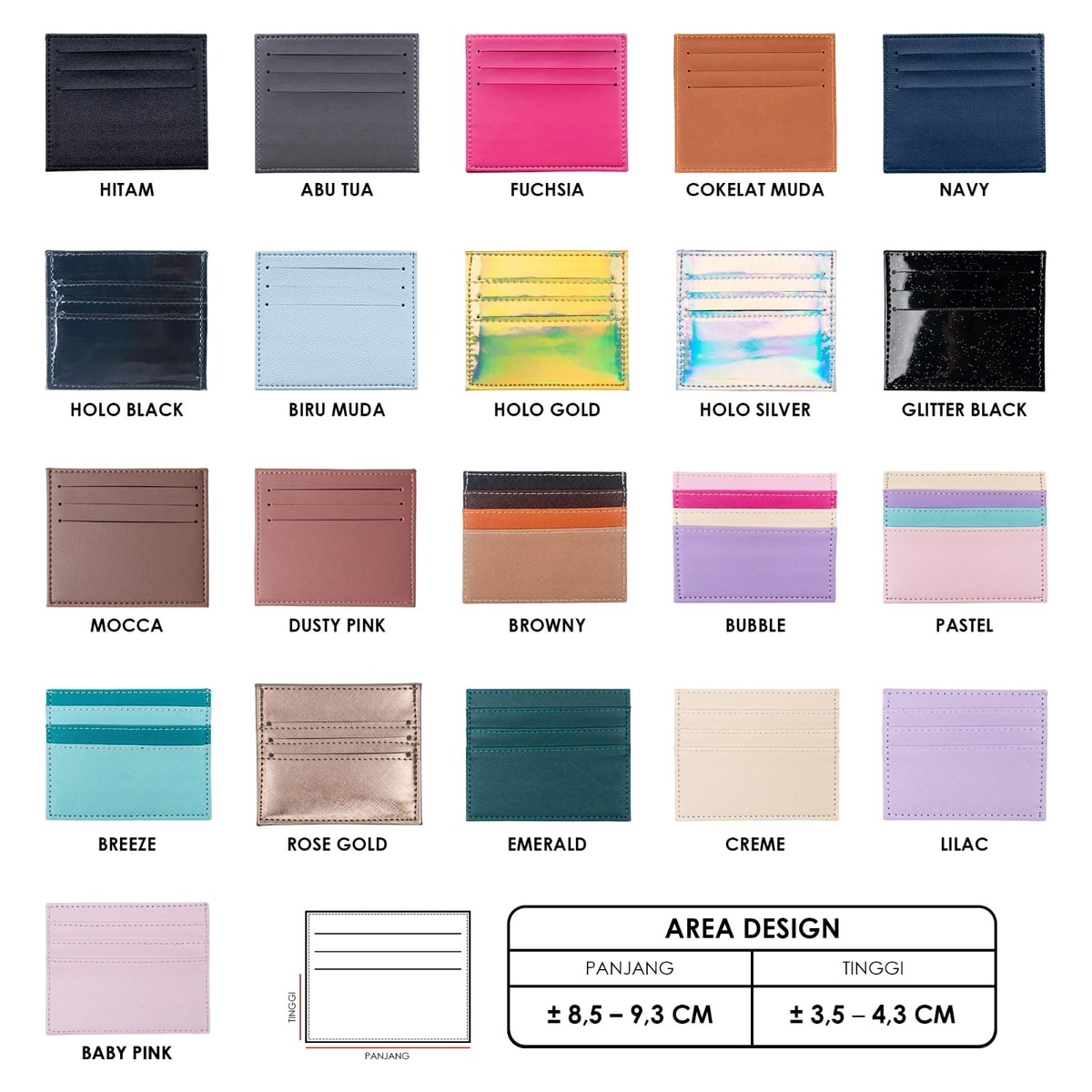Varian Warna Card holder