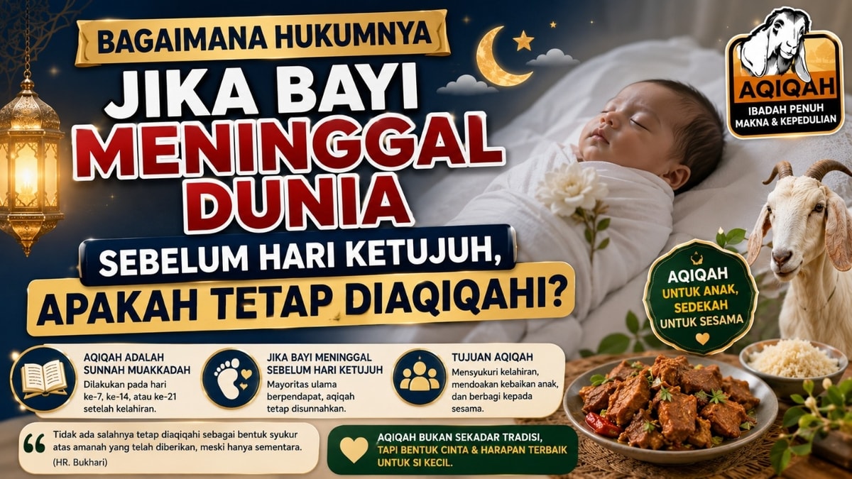 Bagaimana Hukumnya Jika Bayi Meninggal Dunia Sebelum Hari Ketujuh, Apakah Tetap Diaqiqahi?