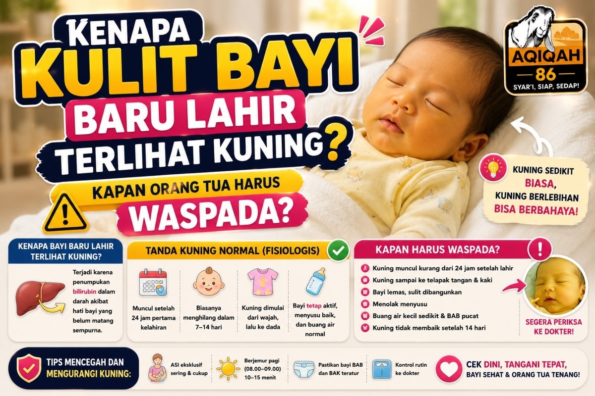 Kenapa Kulit Bayi Baru Lahir Terlihat Kuning? Kapan Orang Tua Harus Waspada?
