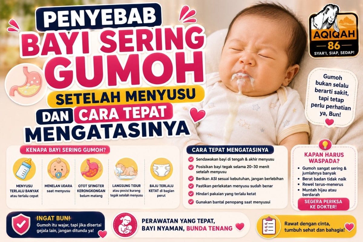 Penyebab Bayi Sering Gumoh Setelah Menyusu dan Cara Tepat Mengatasinya
