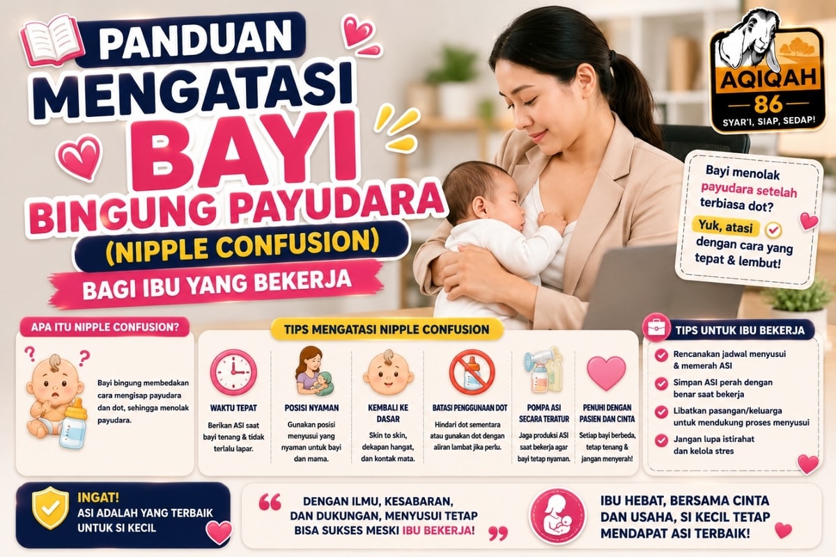 Panduan Mengatasi Bayi Bingung Puting (Nipple Confusion) Bagi Ibu yang Bekerja