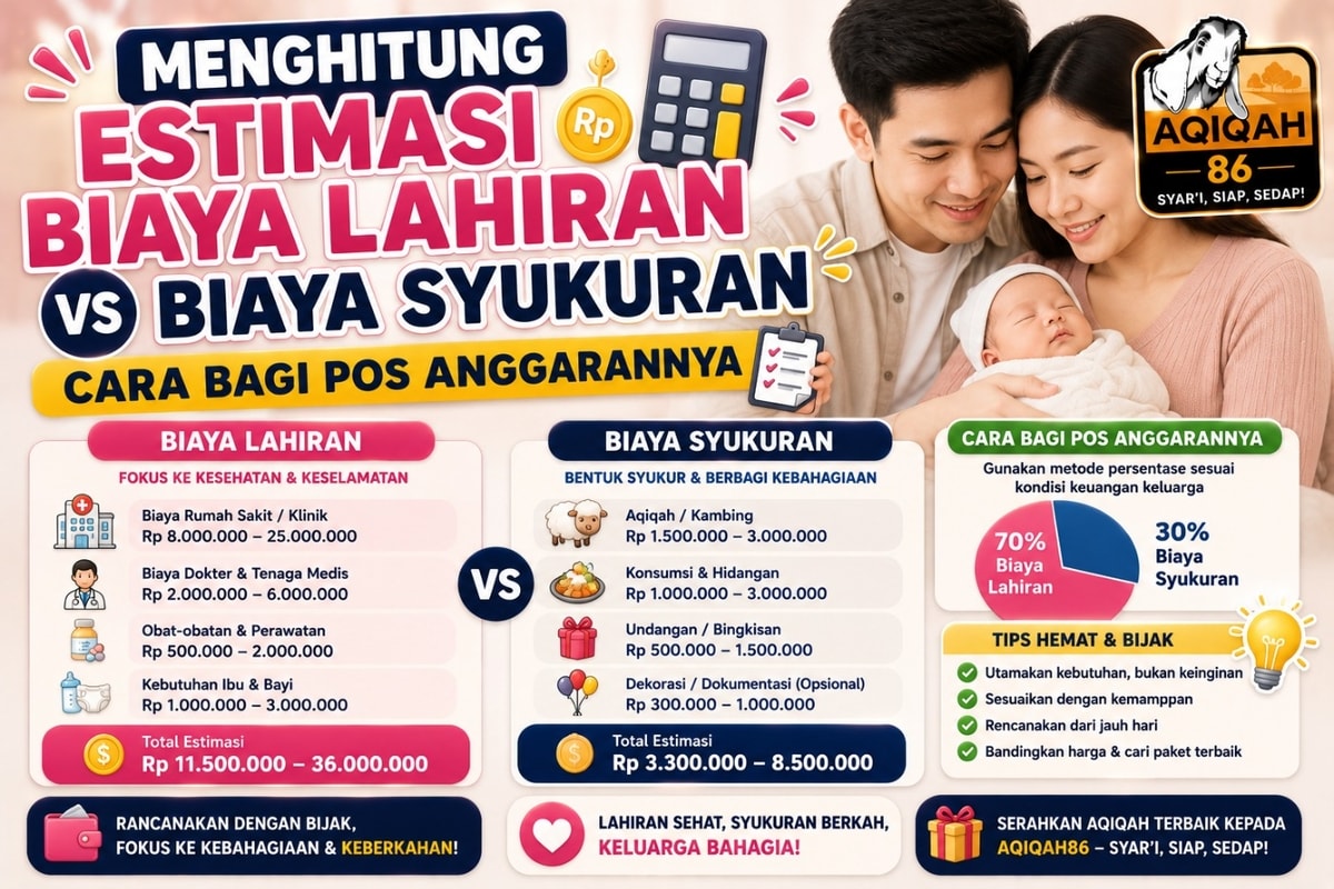 Menghitung Estimasi Biaya Lahiran vs Biaya Syukuran: Cara Bagi Pos Anggarannya