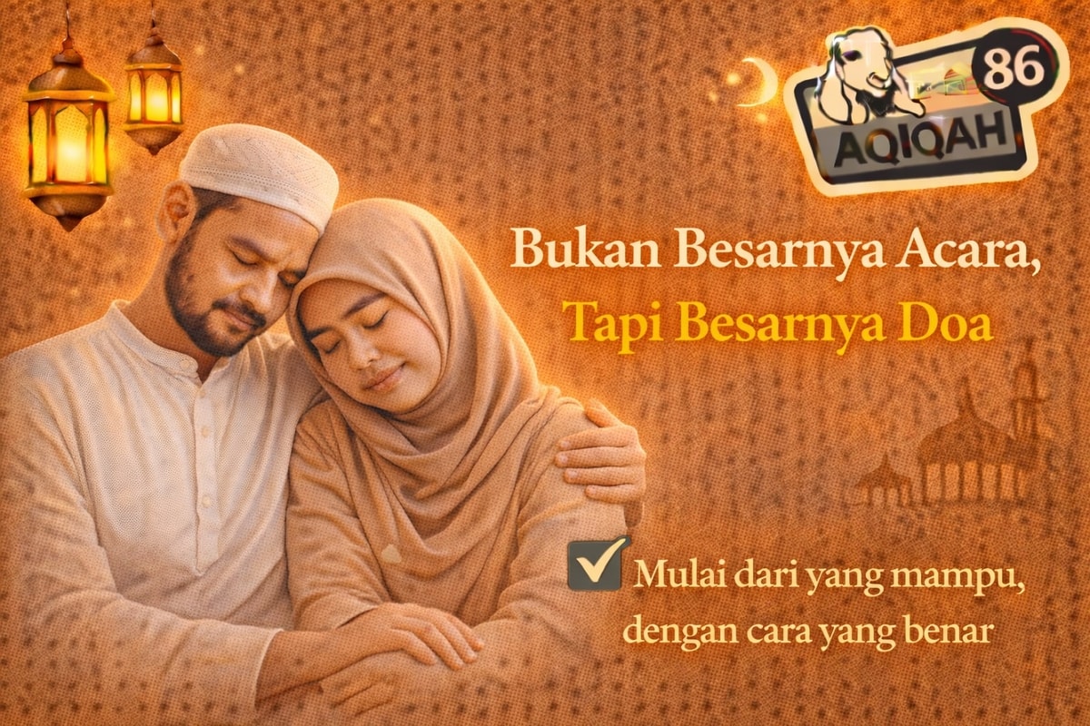 Bukan Besarnya Acara, Tapi Besarnya Doa