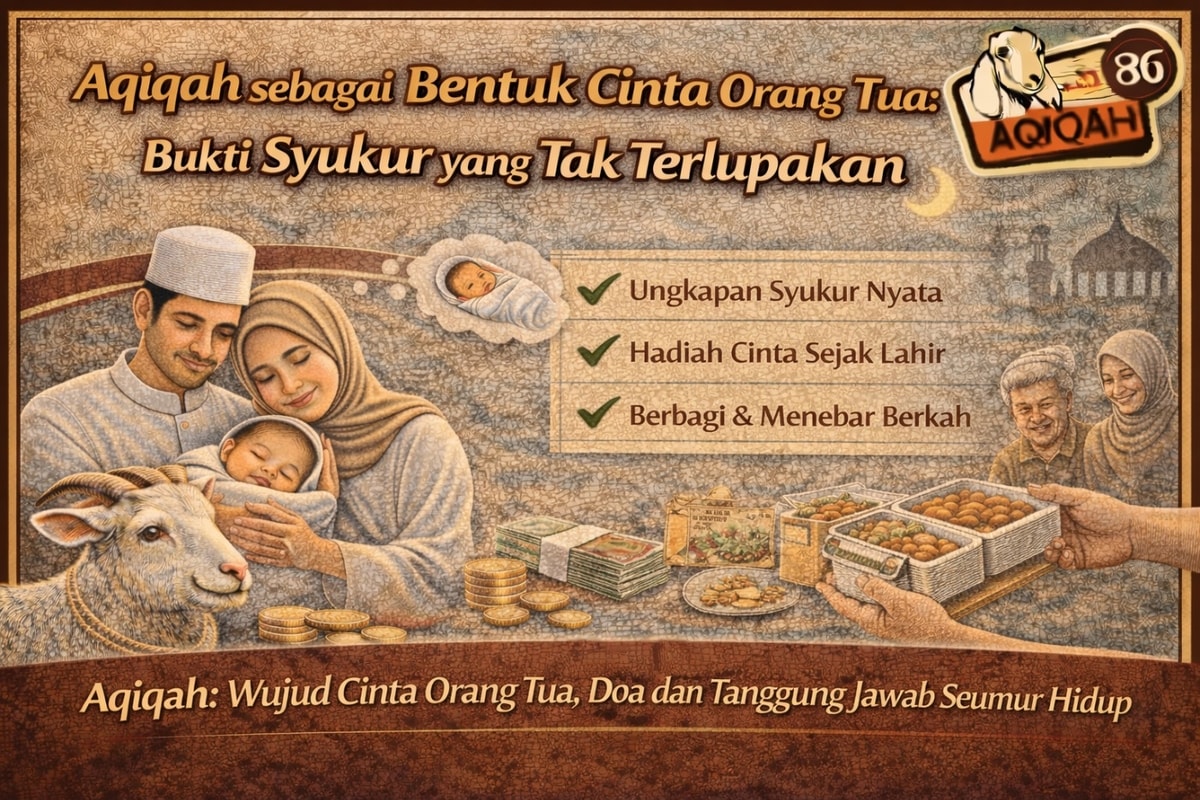 Aqiqah sebagai Bentuk Cinta Orang Tua: Bukti Syukur yang Tak Terlupakan