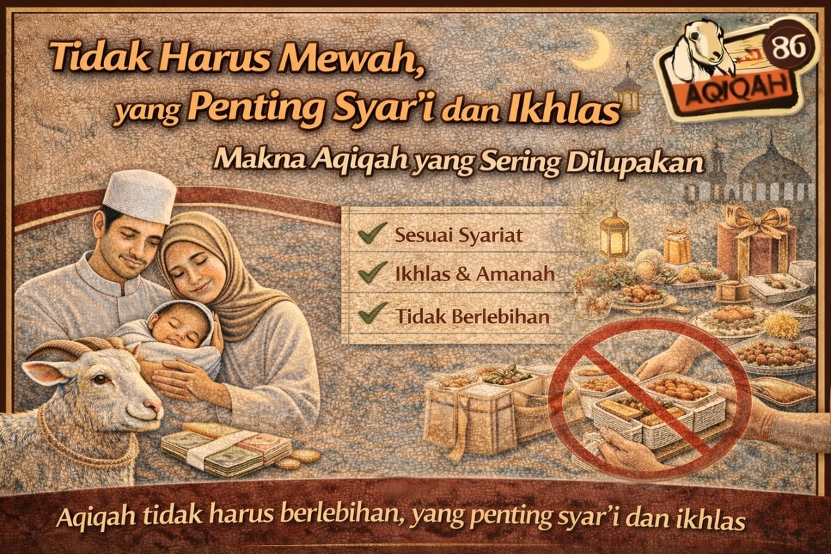 Tidak Harus Mewah, yang Penting Syar’i dan Ikhlas