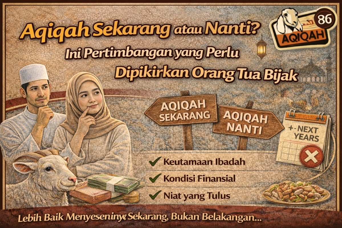 Aqiqah Sekarang atau Nanti? Ini Pertimbangan yang Perlu Dipikirkan Orang Tua Bijak