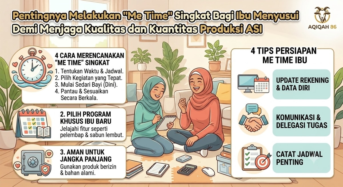 Pentingnya Melakukan "Me Time" Singkat Bagi Ibu Menyusui Demi Menjaga Kualitas dan Kuantitas Produksi ASI