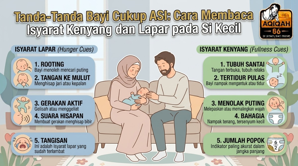Tanda-Tanda Bayi Cukup ASI: Cara Membaca Isyarat Kenyang dan Lapar pada Si Kecil