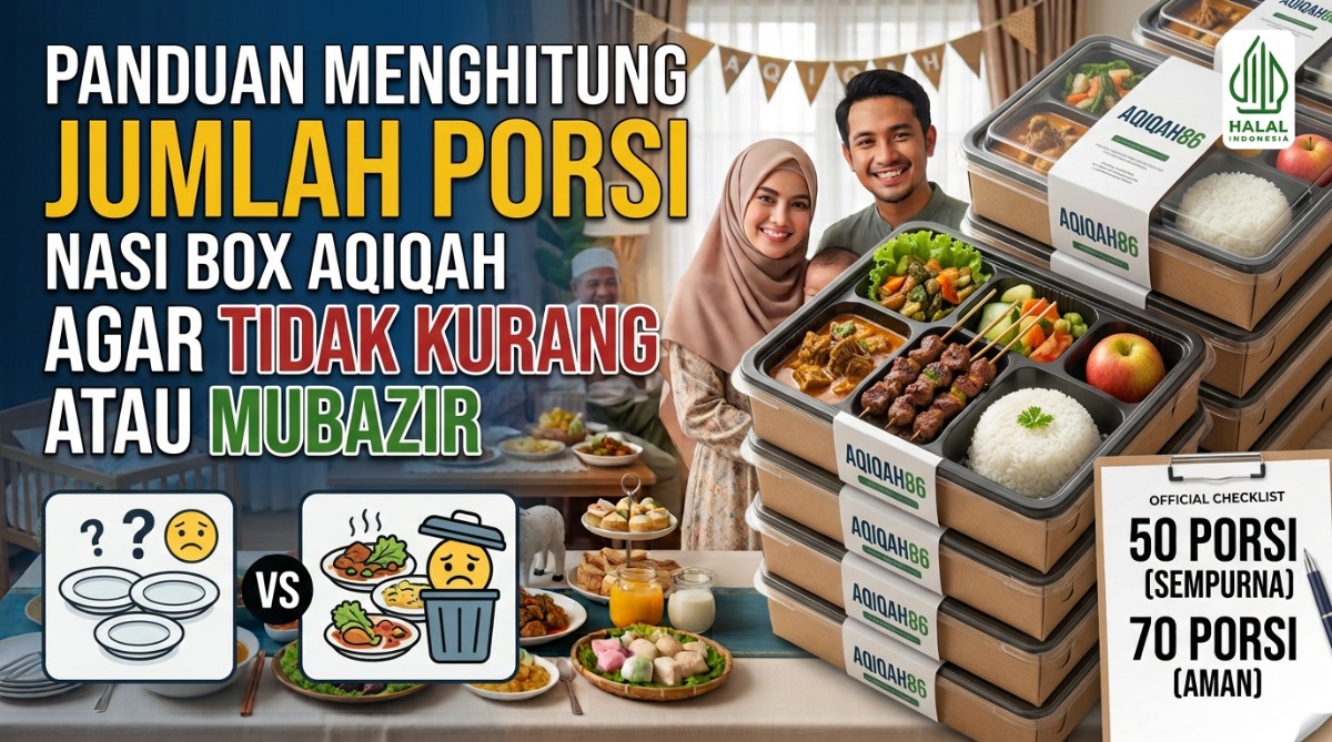 Panduan Menghitung Jumlah Porsi Nasi Box Aqiqah Agar Tidak Kurang atau Mubazir