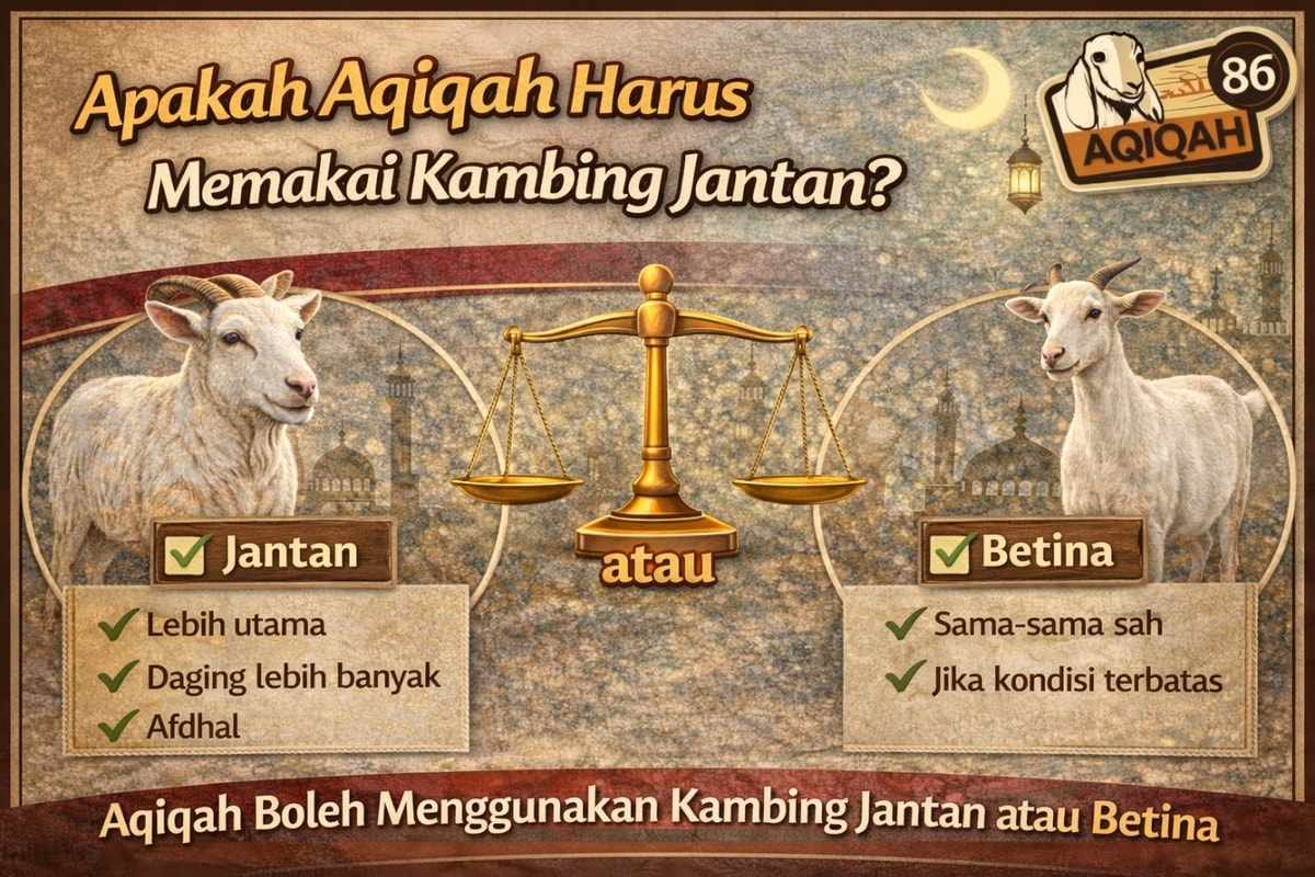 Apakah Aqiqah Harus Memakai Kambing Jantan?