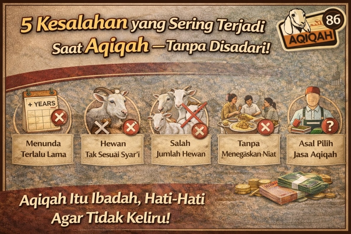 5 Kesalahan yang Sering Terjadi Saat Aqiqah — Tanpa Disadari!