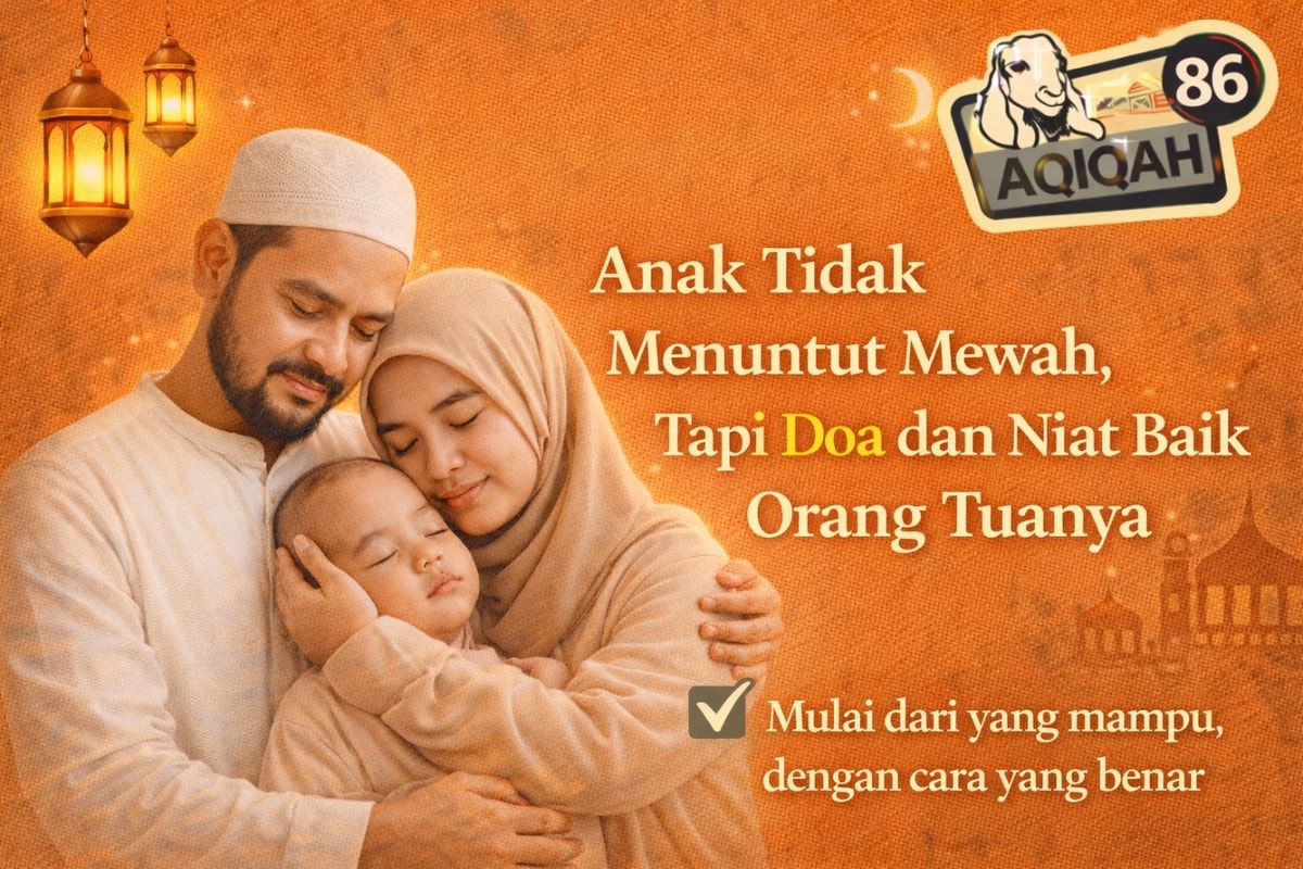Anak Tidak Menuntut Mewah, Tapi Doa dan Niat Baik Orang Tuanya
