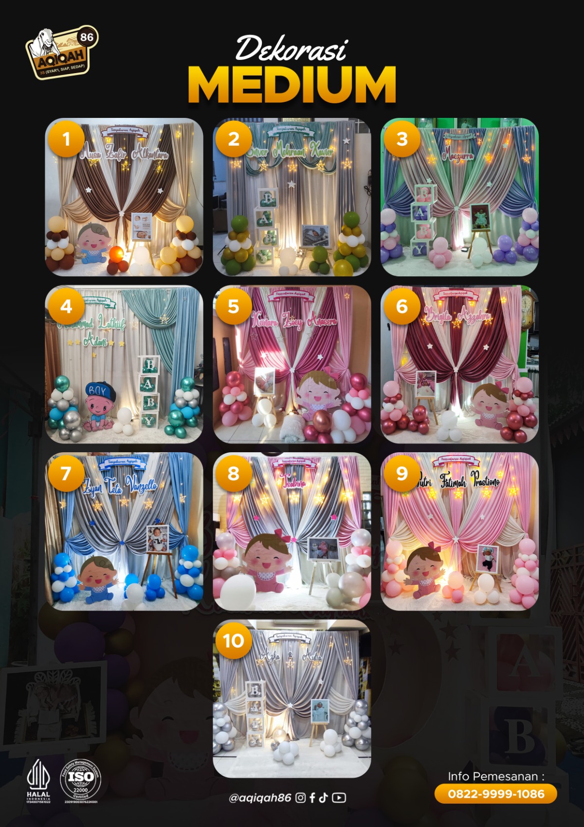 Aqiqah86 - Dekorasi medium