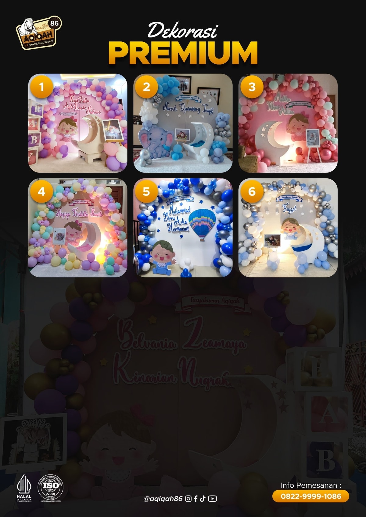 Aqiqah86 - Dekorasi premium