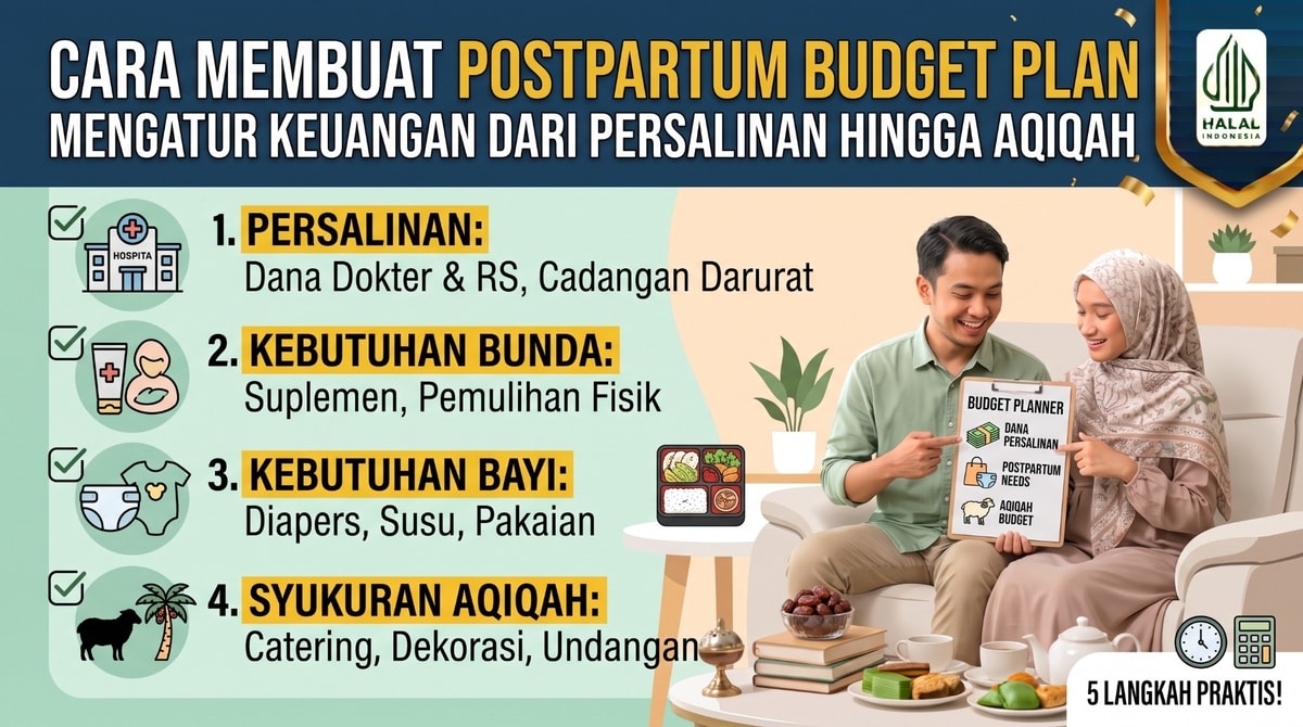 Cara Membuat Postpartum Budget Plan: Mengatur Keuangan dari Persalinan hingga Aqiqah