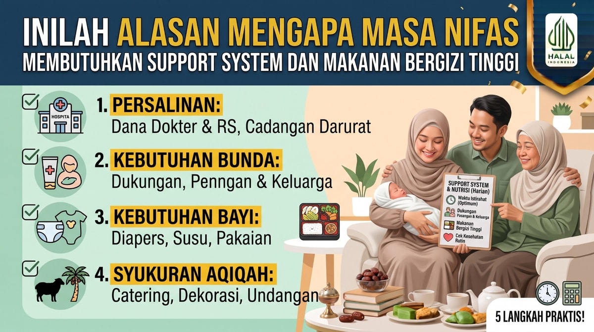 Inilah Alasan Mengapa Masa Nifas Membutuhkan Support System dan Makanan Bergizi Tinggi