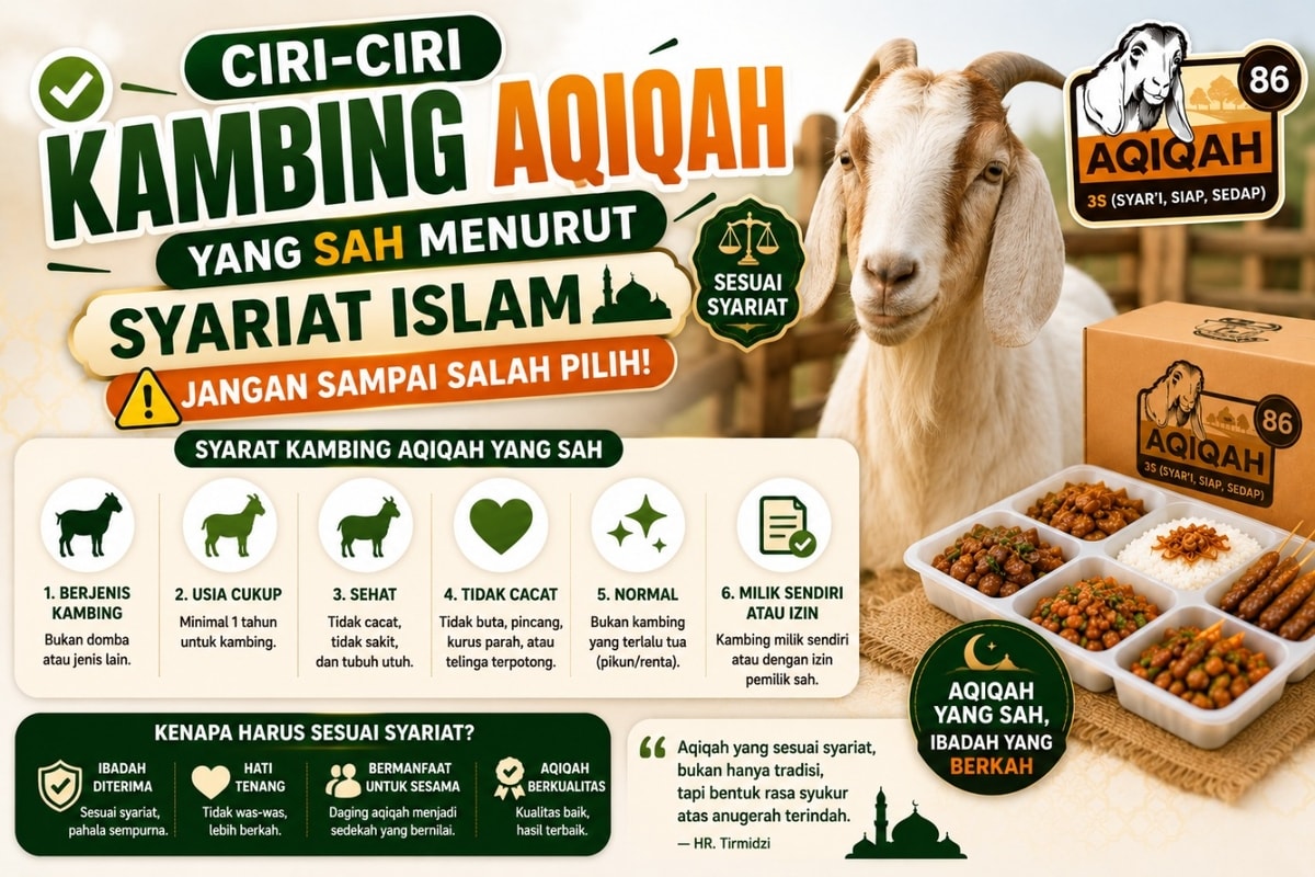 Ciri-Ciri Kambing Aqiqah yang Sah Menurut Syariat Islam: Jangan Sampai Salah Pilih!