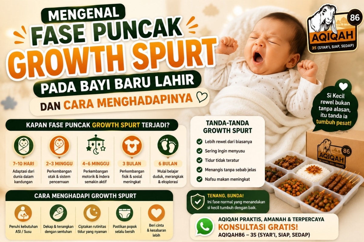 Mengenal Fase Puncak Growth Spurt pada Bayi Baru Lahir dan Cara Menghadapinya