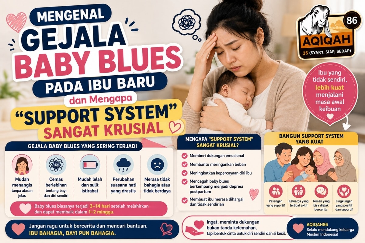 Mengenal Gejala Baby Blues pada Ibu Baru dan Mengapa "Support System" Sangat Krusial