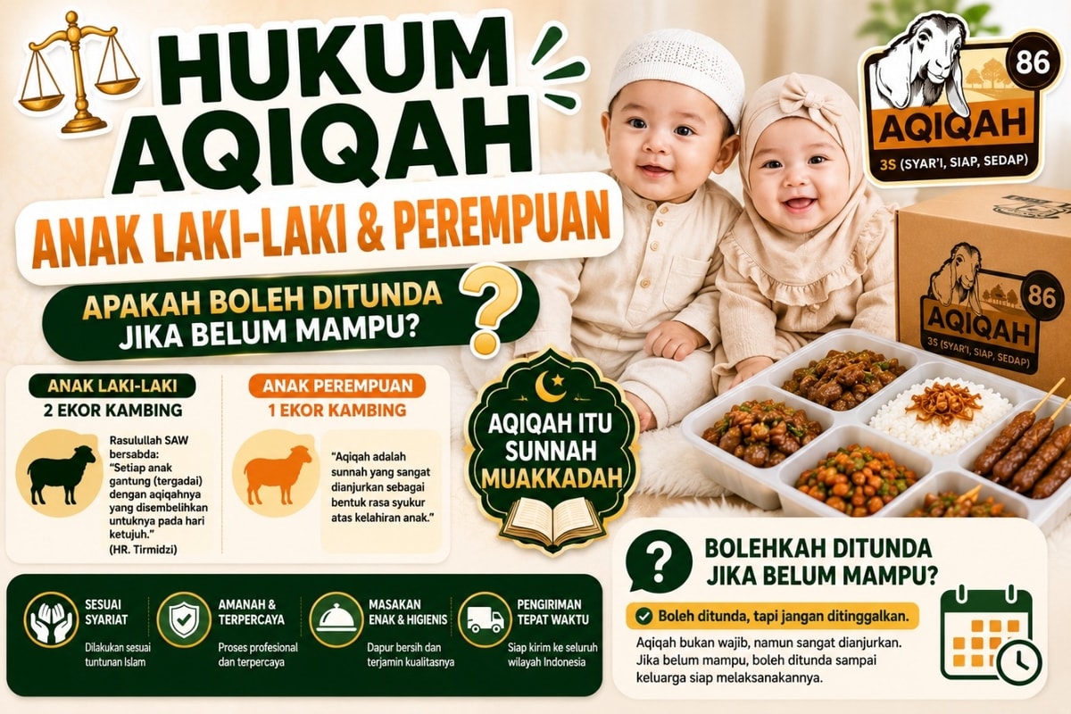 Hukum Aqiqah Anak Laki-Laki dan Perempuan: Apakah Boleh Ditunda jika Belum Mampu?