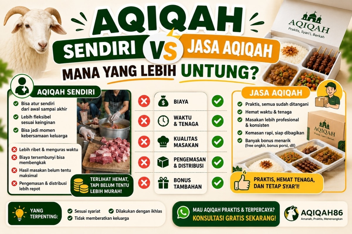 Aqiqah Sendiri vs Jasa Aqiqah: Mana yang Lebih Untung?
