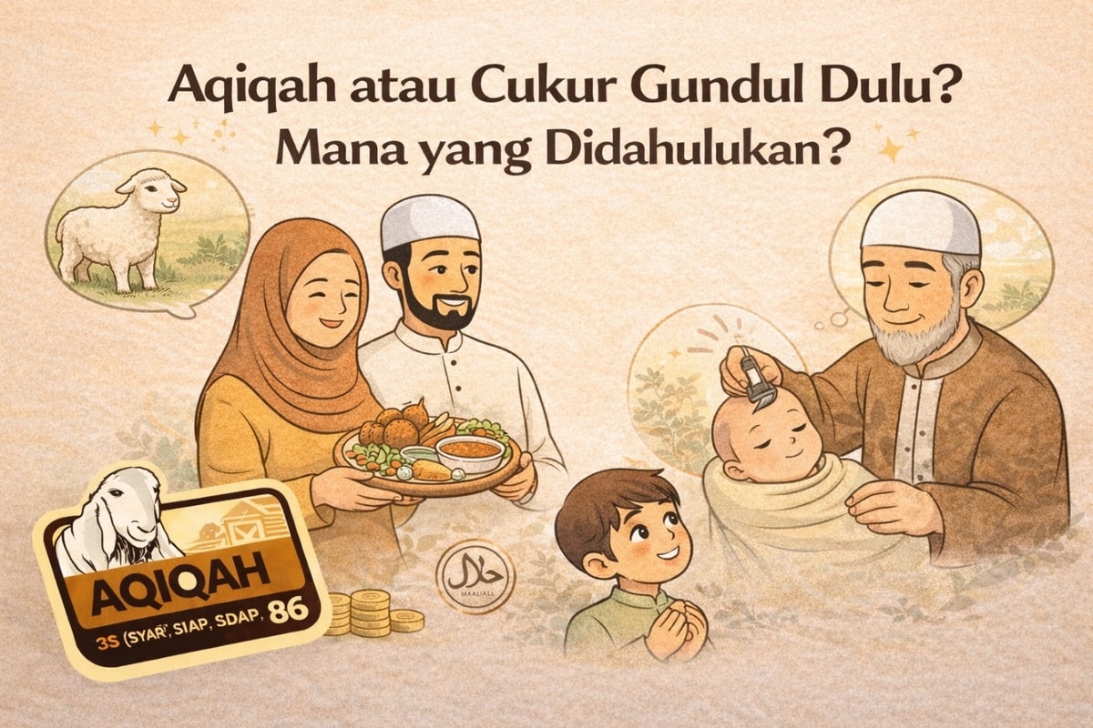 Aqiqah atau Cukur Gundul Dulu? Mana yang Didahulukan?