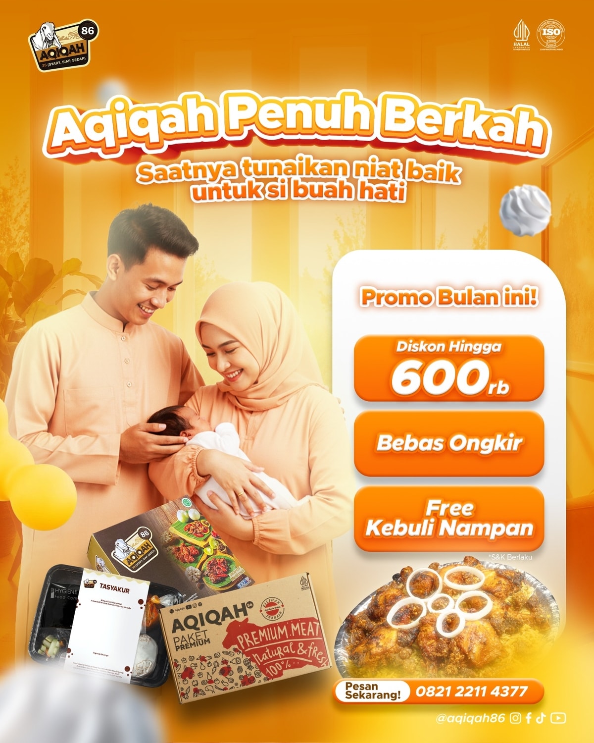 Promo Aqiqah Bulan Ini, Jangan Sampai Terlewat
