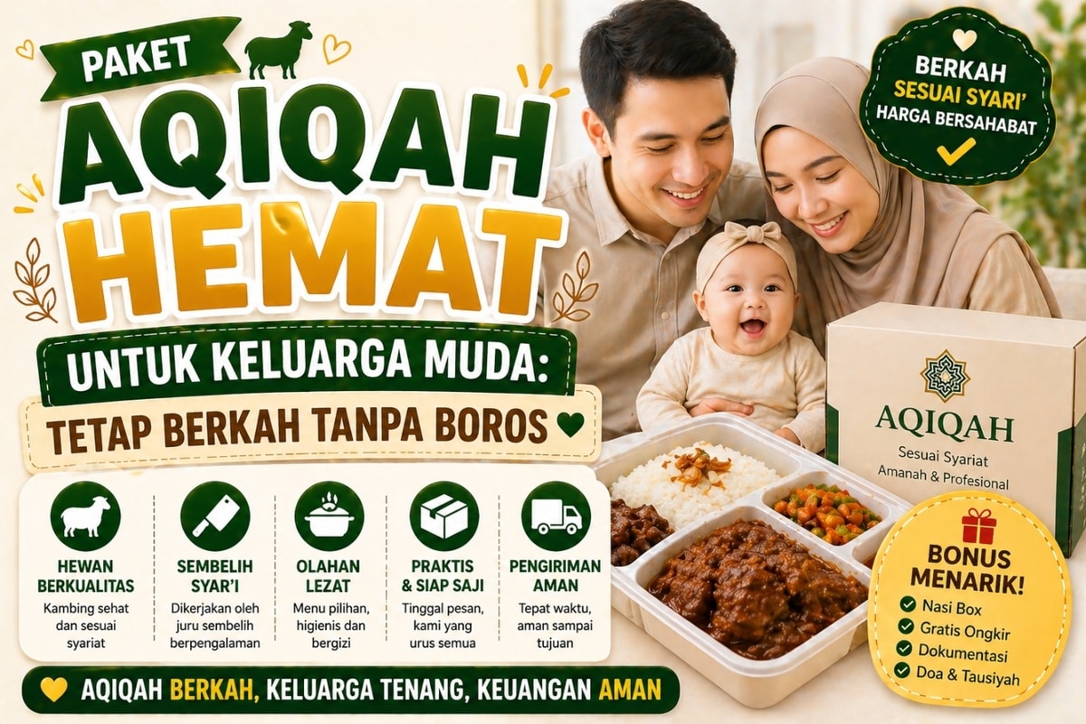 Paket Aqiqah Hemat untuk Keluarga Muda: Tetap Berkah Tanpa Boros