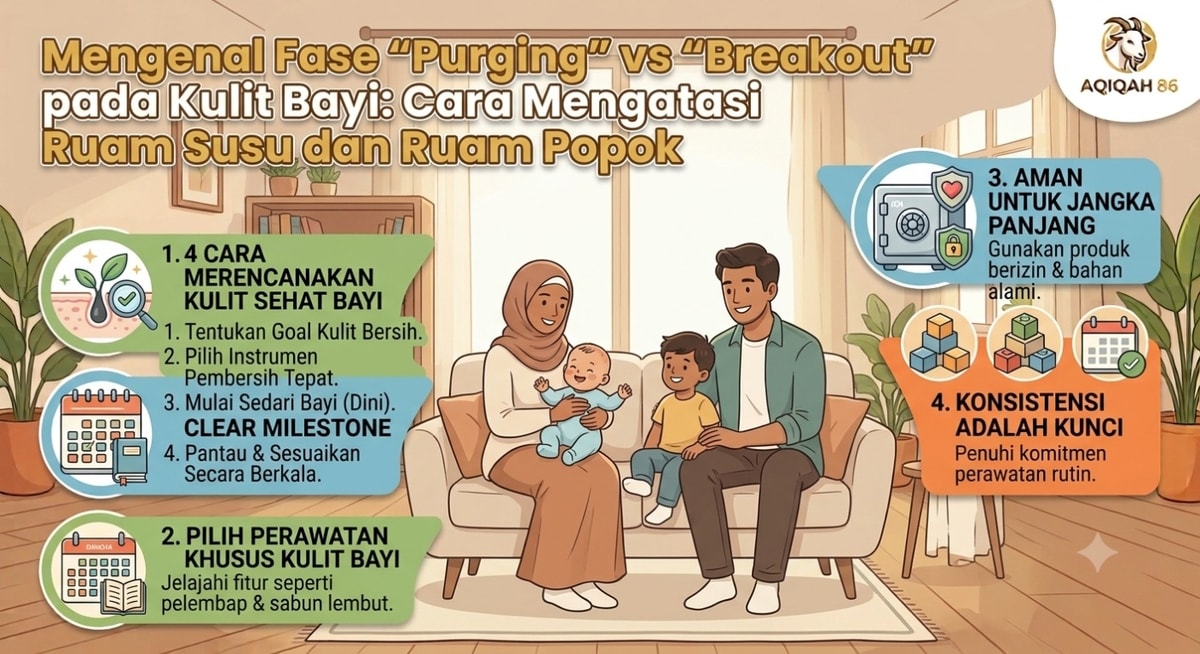 Mengenal Fase "Purging" vs "Breakout" pada Kulit Bayi: Cara Mengatasi Ruam Susu dan Ruam Popok
