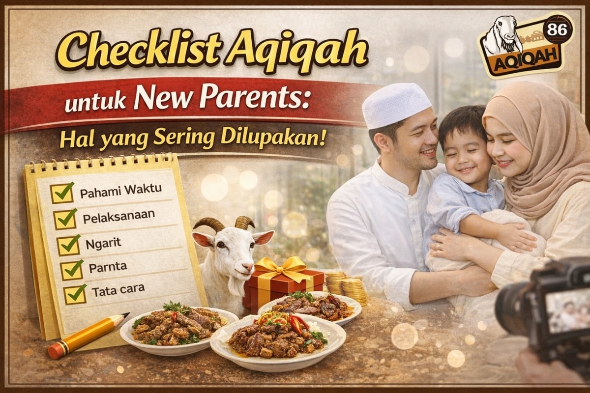 Checklist Aqiqah untuk New Parents: Hal yang Sering Dilupakan!