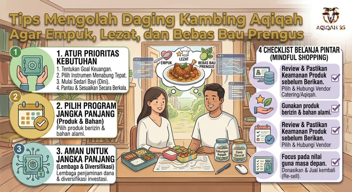 Tips Mengolah Daging Kambing Aqiqah Agar Empuk, Lezat, dan Bebas Bau Prengus
