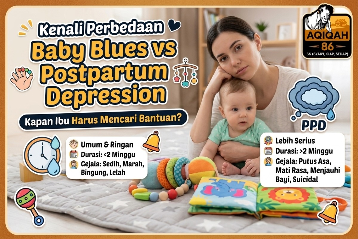 Kenali Perbedaan Baby Blues vs Postpartum Depression: Kapan Ibu Harus Mencari Bantuan?