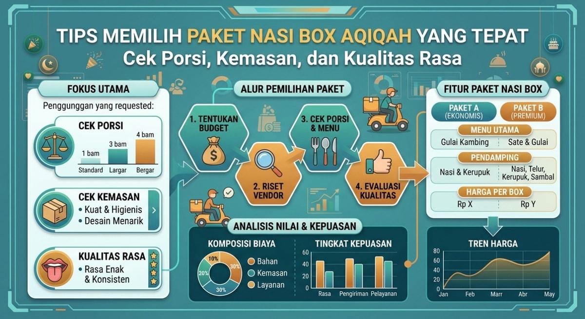 Tips Memilih Paket Nasi Box Aqiqah yang Tepat: Cek Porsi, Kemasan, dan Kualitas Rasa