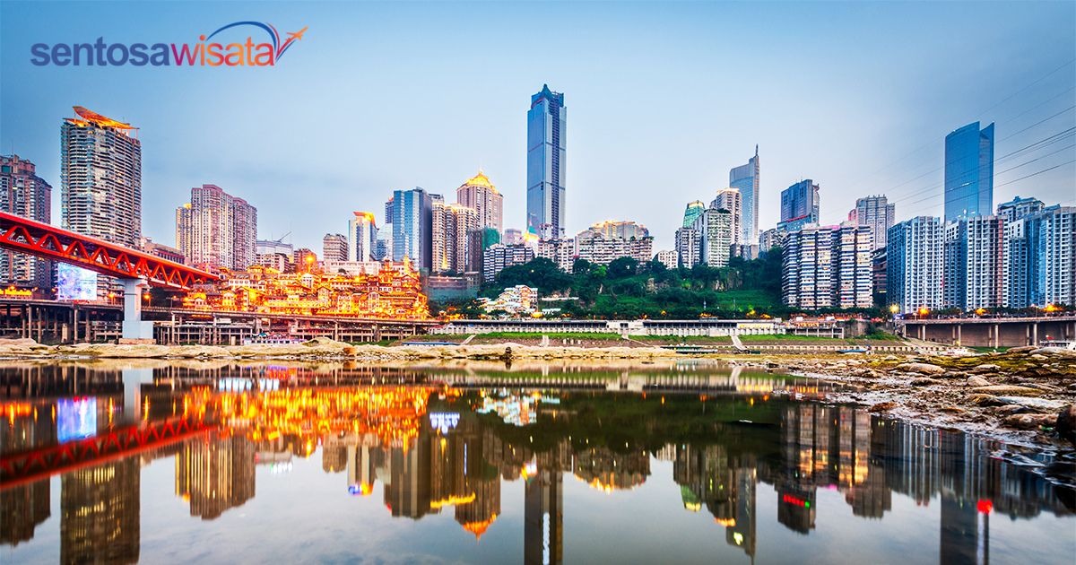 Chongqing China: Kota Pegunungan Futuristik