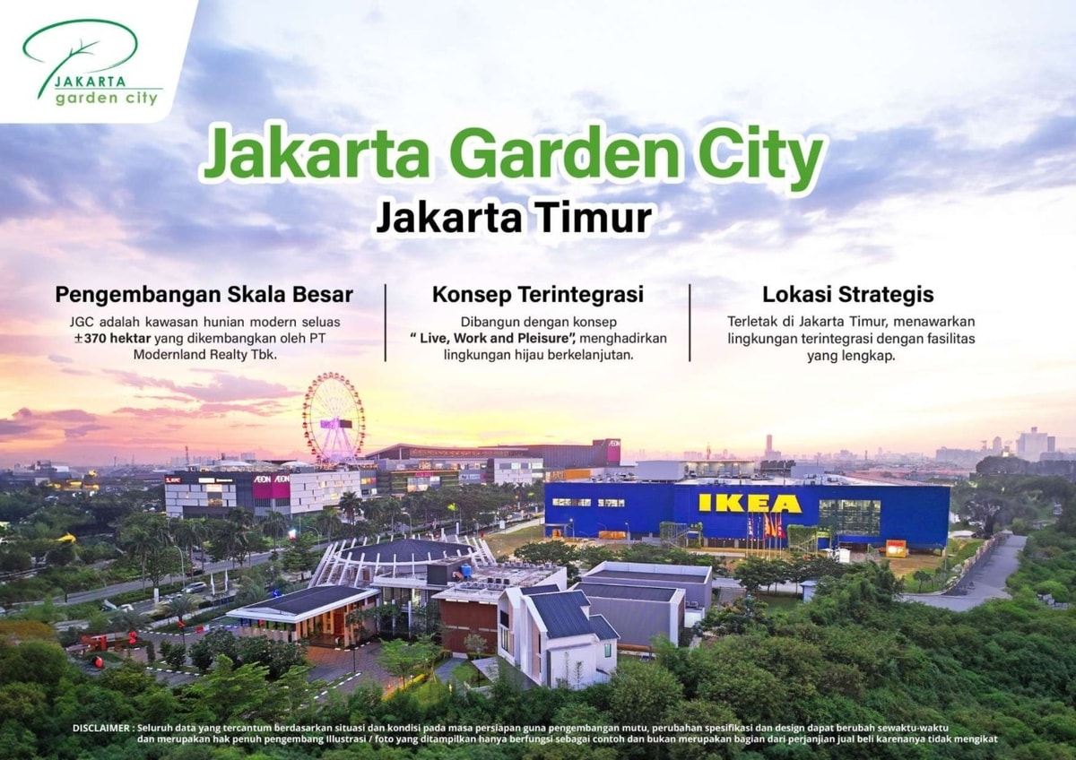 Fasilitas Jakarta Garden City Jakarta Timur
